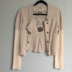 Open Face Free People Cardigan